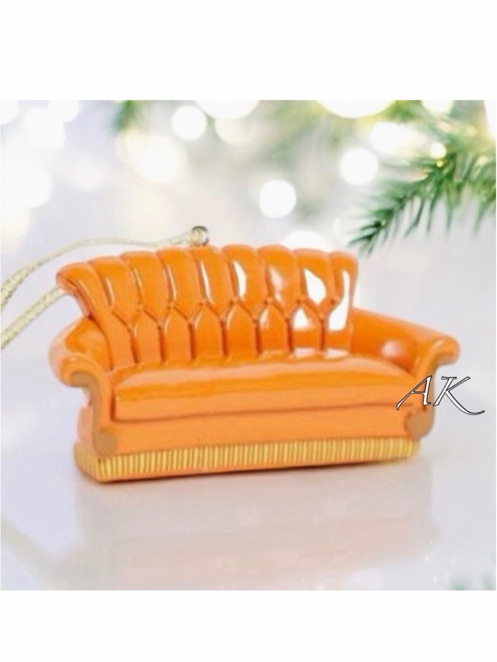 FRIENDS Iconic Central Perk Couch Christmas Tree Ornament